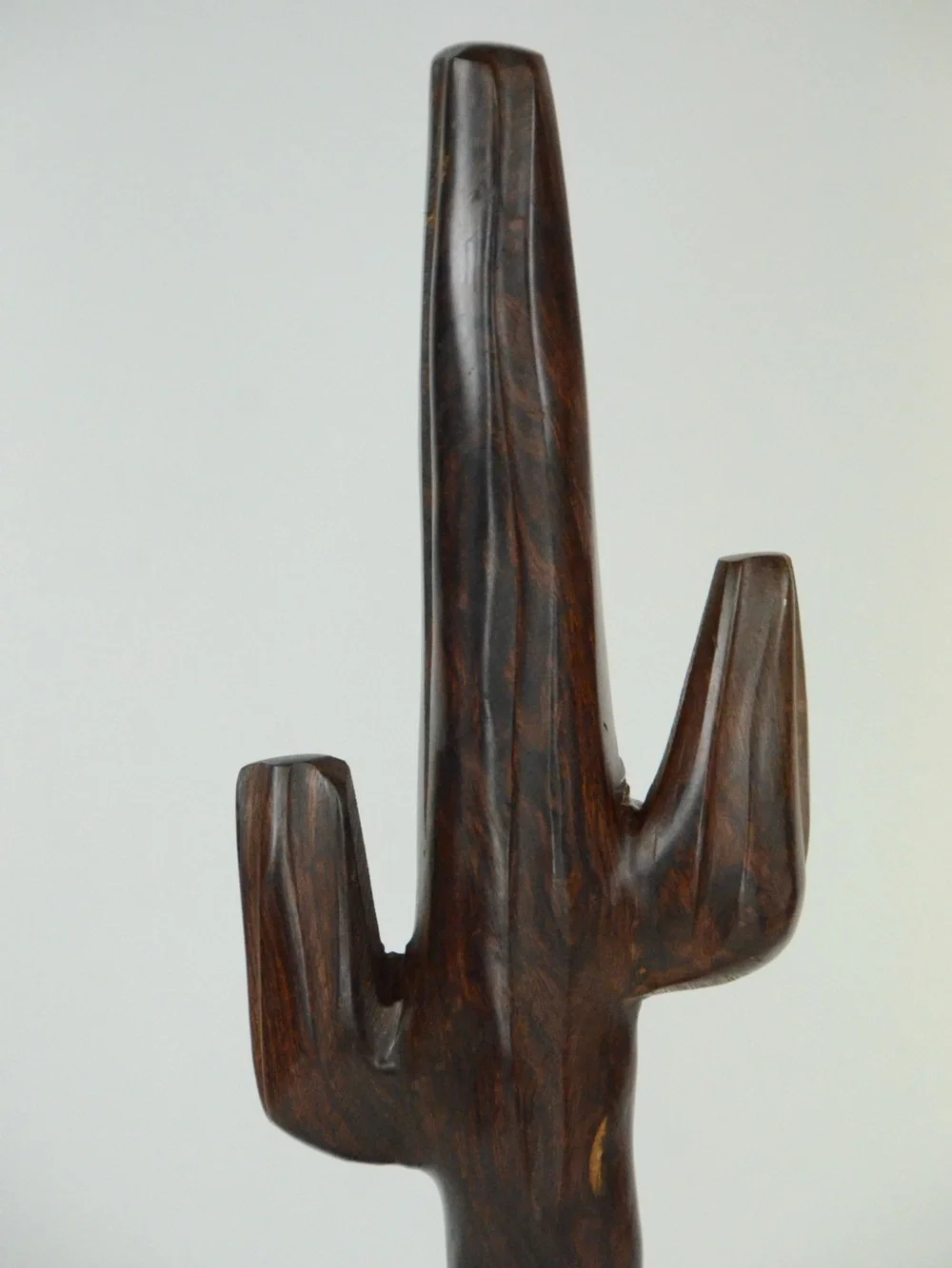 Vintage Ironwood Carved Saguaro Cactus Sculpture